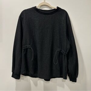 Black BKE Sweater with Cinch Waist